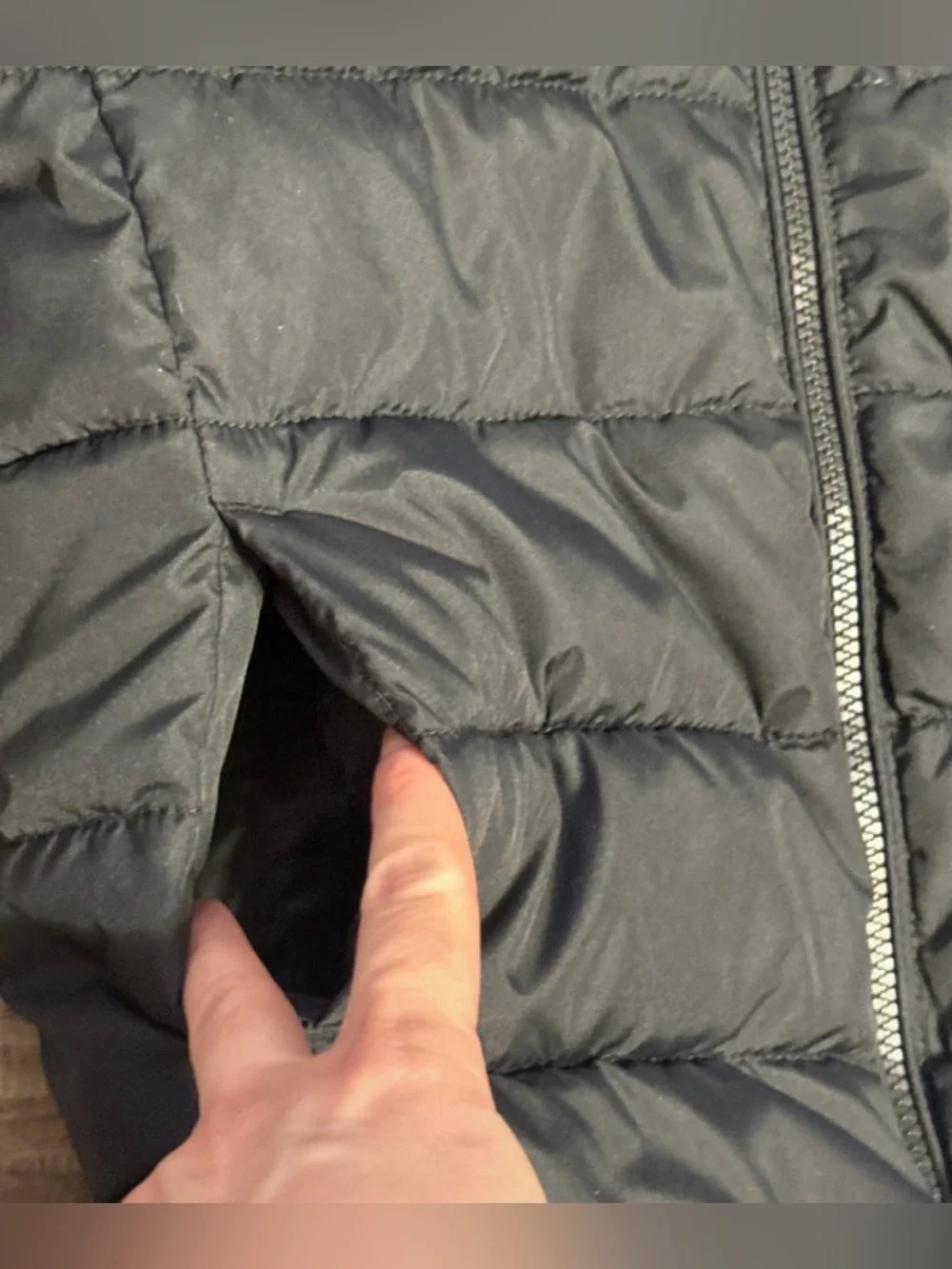The children’s place Kids Black Puffer Jacket - Lightweight Quilted Coat size m